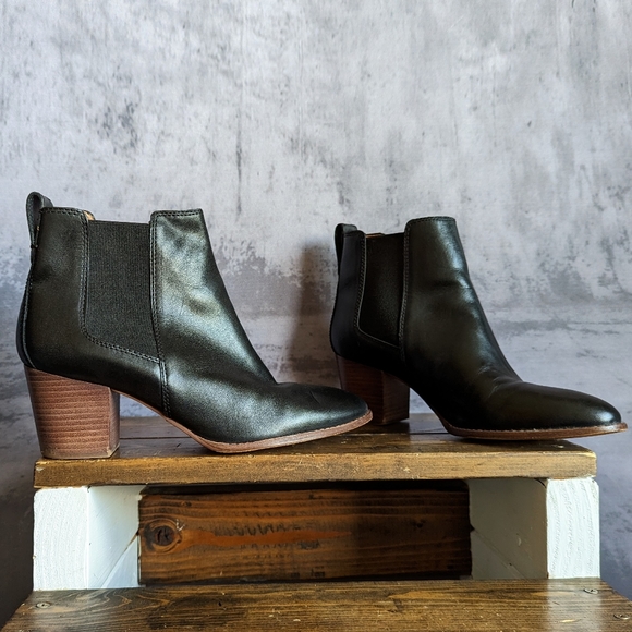 Madewell The Regan pull-on ankle boots in Black, size 9.5 - Picture 2 of 12